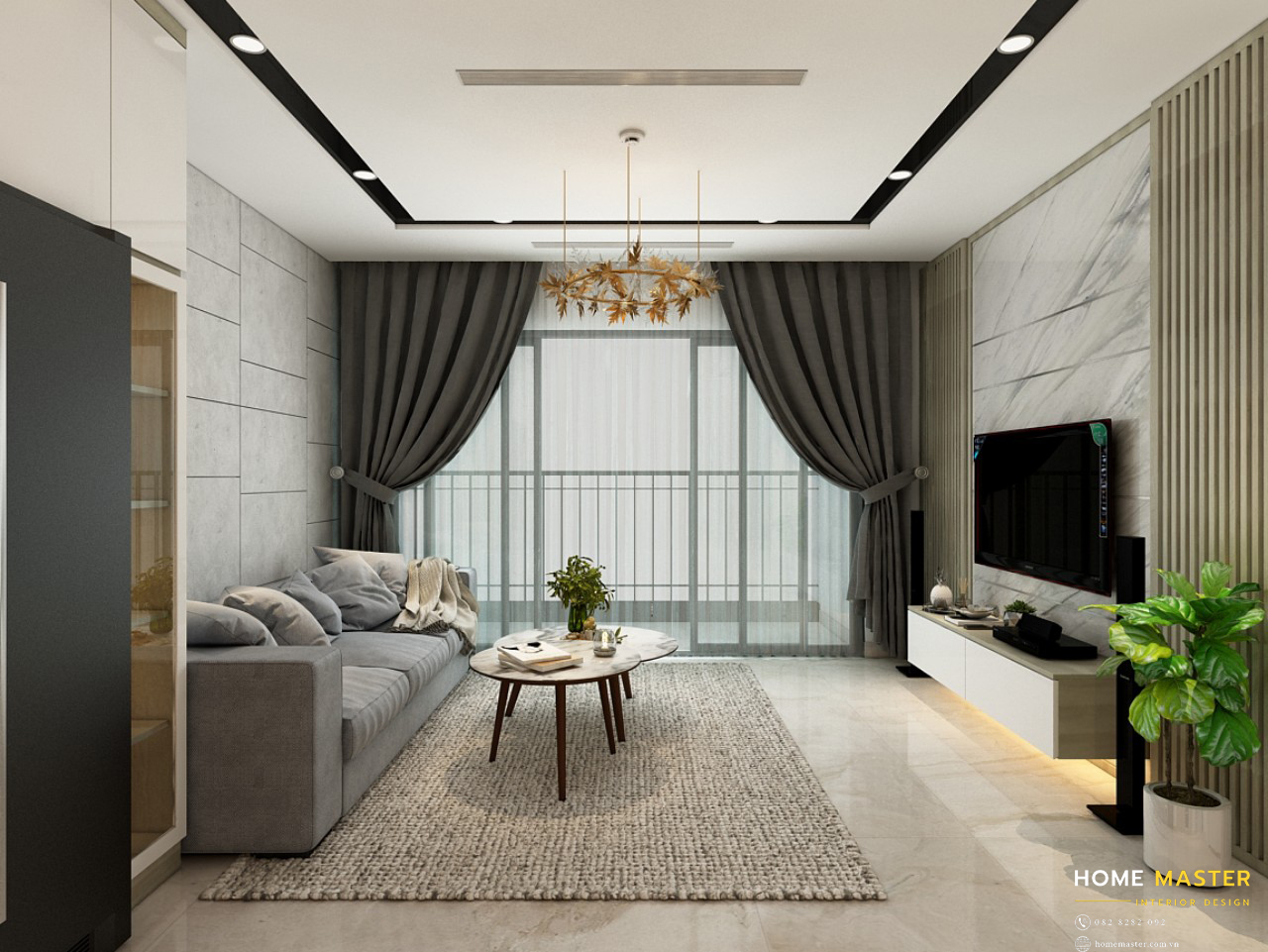 Thiết kế nội thất căn hộ chung cư Thống Nhất Complex (9)